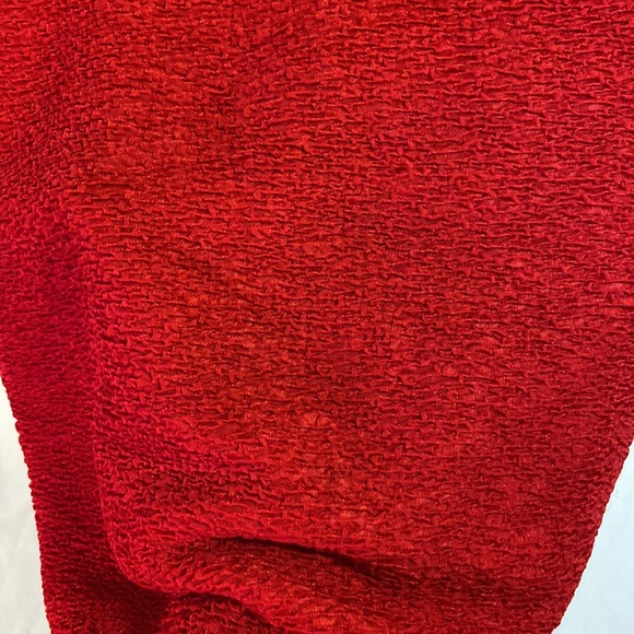 Red dress has stretch to hug your body dressy or casual - Picture 2 of 5